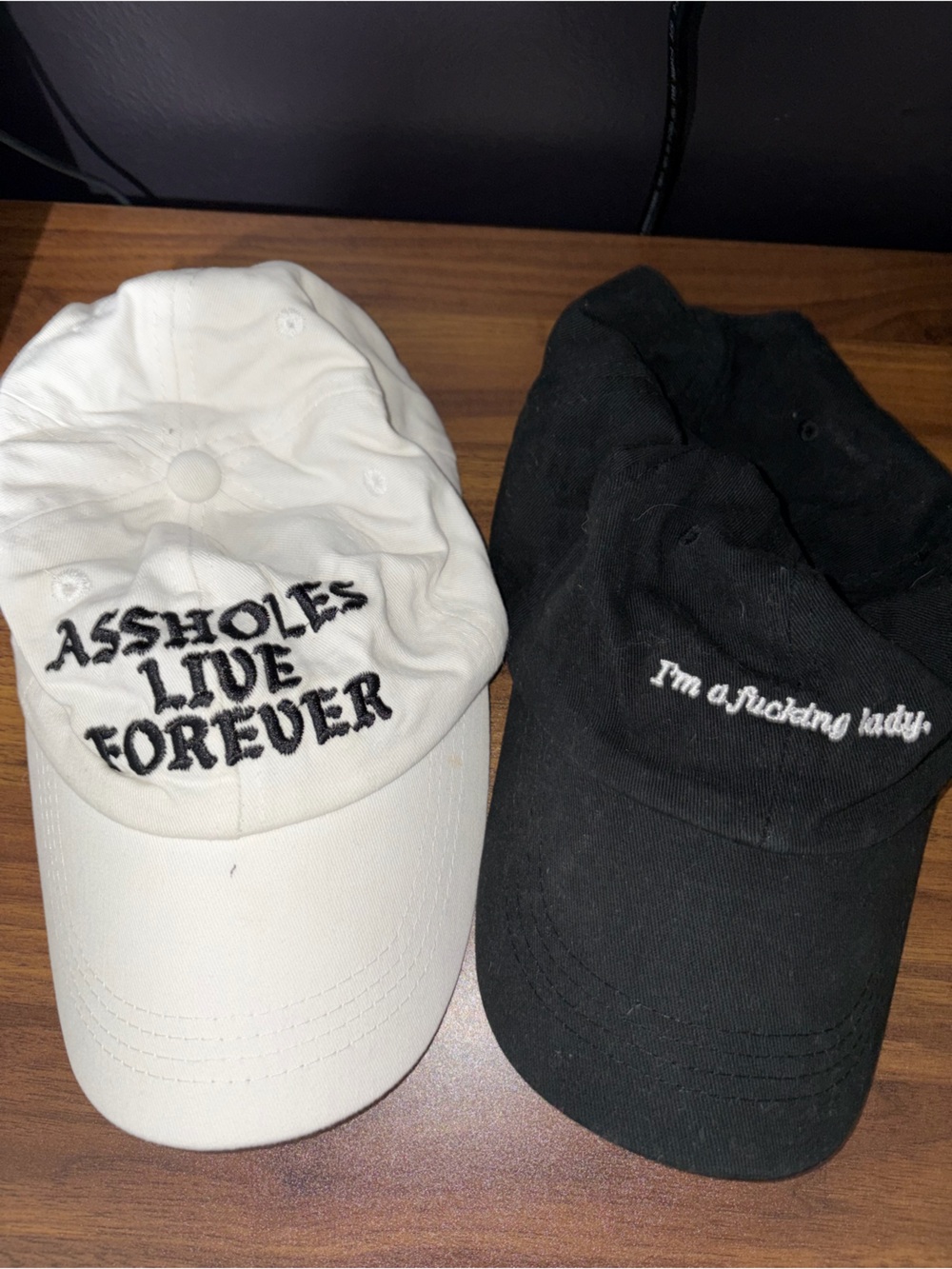 Assholes Live Forever baseball hats